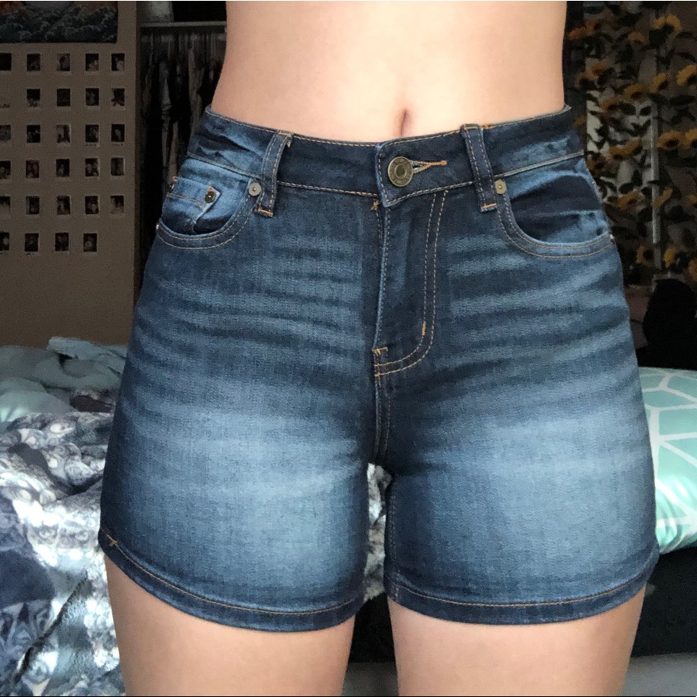 Blue jean shorts